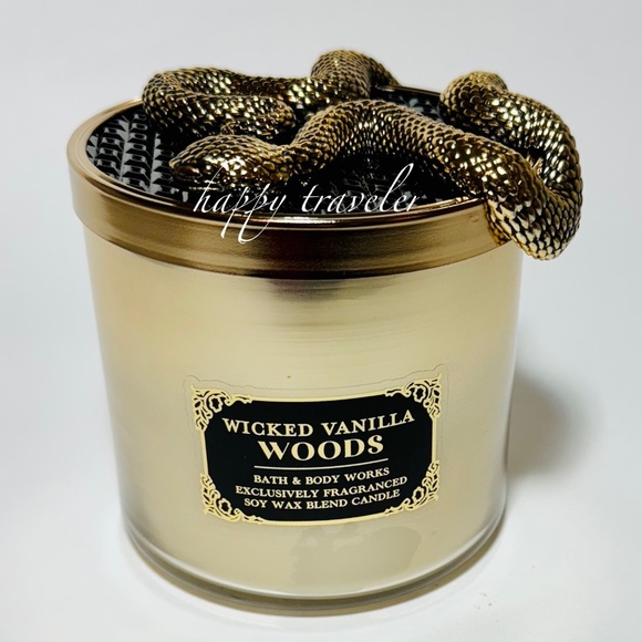 WICKED VANILLA WOODS 3 Wick Candle - Picture 1 of 3